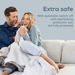 Beurer Electric Blanket, Nordic Beige, 180x130cm – Heated Throw