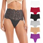 6 Pieces High Waist Thick Blend Stretch C-Section Postpartum Underwear Size XLarge