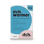 Itch | Worming Tablets for Dogs | 2 Pack | Treats Roundworms, Tapeworms, Hookworms and Whipworms | Kills Worm Larvae (packaging may vary)