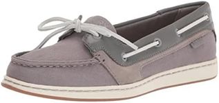 Sperry Women's Starfish Boat Shoe, Grey, 5 M US