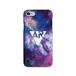 Tirita Personalised Initials Custom Hard Phone Case Compatible with iPhone 6 & 6s Deep Space Nebula Galaxy Habl Cluster Star Systems