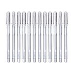 uni-ball SIGNO UM-100 Gel Pen (Cream White Ink, Pack of 12)