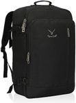 Hynes Eagle 38L Travel Backpack Carry on Backpack Flight Approved Backpack Carry on Luggage for Women Weekender Bag for Men Black 2023