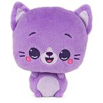 GUND Drops, Peggy Purrs, Expressive Premium Stuffed Animal Soft Plush Pet, Purple, 6