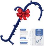 Ranarose Back and Neck Massager, Full Body Trigger Point Massage Tool, Massage Stick for Pain Relief, Pressure Point Massage Tool, Massage Cane, Massage Hook, Muscle Knot Remover (Dark Navy Blue)