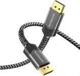 BlueRigger DisplayPort Cable 1.4 - (15FT, 4K 144Hz, DP to DP Cable, 32.4Gbps, HDR10+, 3D Display Port) - Compatible with Laptop, PC, HDTV, Graphics Card, Gaming Monitor, Projector