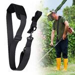 Strimmer Harness Harness for a Strimmer Shoulder Strap Trimmer Harness Strap String Trimmer Single Shoulder Harness Strap Pad Strap Quick Release for Brushcutter Strimmer Compatible Most Grass Trimmer