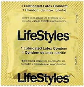 Lifestyles KYNG Premium Lubricated Large Latex Condoms Bulk [Larger Than Standard Condoms with Special Lubrication for Maximum Pleasure] - Pack of 48