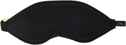 Bucky Blockout Eye Shade with Earplugs, Comfortable & Ultra Light Weight Eye Mask for Travel or Sleep - Black