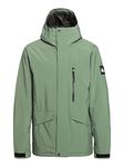 Quiksilver Snow Jacket MISSION SOLID Men Green S