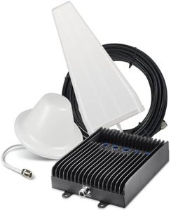 SureCall Fusion5s 2.0 Cell Phone Signal Booster for Home & Office up to 10000 sq ft, Yagi Dome Antennas, Multi-User, 5G/4G LTE, Boosts Verizon, AT&T, Sprint, T-Mobile, FCC Approved, USA Company