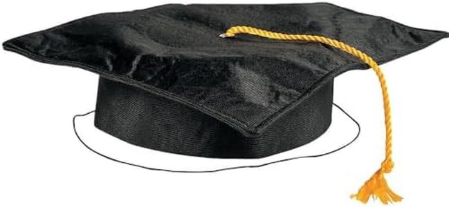 Fun Express Kids’ Black Elementary School Graduation Mortarboard Cap with Tassle