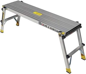 Gorilla Ladders 47.25 in. x 12 in. x 20 in. Aluminum Slim-Fold Work Platform with 300 lbs. Load Capacity