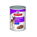 Hill's Science Diet Senior 7+ Canned Dog Food, Beef & Barley Entrée, 13 oz, 12 Pack wet dog food