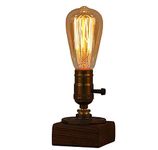 Table Lamp With Edison Bulbs