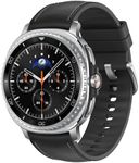 Samsung Galaxy Watch8 Classic 46mm, AI Smart Watch with Cushion Design and Rotating Bezels, with Hybrid Band and Wearable Display, Bluetooth, Black, 3 Year Extended Warranty (UK Version)