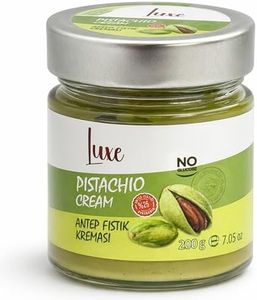 Makro Food Luxe Pistachio Cream – 200g Premium Pistachio Spread, 25% Antep Pistachios, Sweet Pistacho Butter, No Glucose, No Preservatives, For Dubai Chocolate Bar Cream