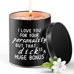 Gifts for Him Mens Valentines Gift for Him,Funny Valentines Day Gifts for Boyfriend Husband Scented Candle Gifts on Birthday Anniversary Christmas