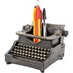 Global Gizmos 46049 Vintage Typewriter Pen and Stationery Holder and Desk Organiser