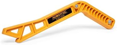 POWERTEC Deluxe Magnetic Push Stick Fits Table Saws, Router Tables, Band Saws & Jointers, Dual Ergonomic Handles w/Max Grip, Wood Pusher Reduces Kickback & Increases Safety. 1PK (71337)