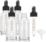 4 Pack Dropper Bottle, 2oz/60 ml Cl