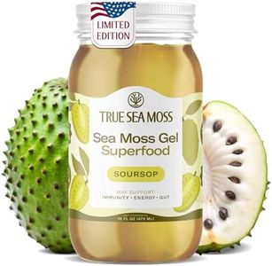 TrueSeaMoss Sea Moss Gel – Made in USA – Wildcrafted Seamoss, Fresh Fruits & Sea Vegetables – Soursop, Pack of 1 (Labels May Vary)