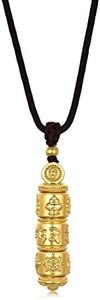 CHOW SANG SANG Cultural Blessings 999 24K Gold Om Mani Padme Hum Necklace for Men and Women 92361N | 27.5", (70 CM)