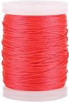 Namvo 110m Bow string Serving Thread and Durable Nylon String Use for Bowstring Archery Supplies Suitable for Outdoor Sport Red