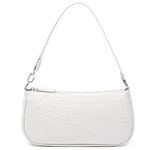 Shoulder Bags for Women Small White Purse Y2K Handbag Clutch 90s Purses