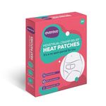 Evereve Period Pain Relief Heat Patches, Pack of 3, For Period Pain & Cramps, 100% Natural Ingredients & Portable, Instant Relief from Menstrual Pain & Lasts for 8 Hours