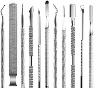 6 Piezas Herramienta de pedicura, Profesional Uñas Encarnadas Levantador Cutícula para Pies, Acero Inoxidable Kit Kit de Herramientas de pedicura para Cuidados de Pedicura