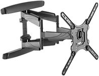 RICOO S5344 TV Bracket Tilt Swivel Approx 32-55 Inch for LED LCD OLED Curved and Flatscreens Wall Mount Universal for VESA 100x100-400x400