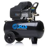 SGS 50 Litre Direct Drive Air Compressor - 9.6CFM 2.5HP with Twin Air Outlets