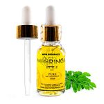 Zest Of Moringa | Nourishing Skin and Face Moisturizer Multi Vitamin Oil | Pure Moringa Face Serum | Moringa Face Oil and Hair Oil | Day and Night| Useful for Dry Skin and Dry Hair - 15ml