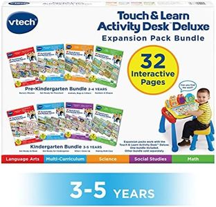 VTech Activity Desk 4-in-1 Kindergarten Expansion Pack Bundle for Age 3-5