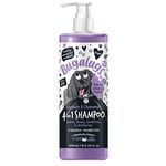 Dog Shampoo by Bugalugs lavender & chamomile 4 in 1 dog grooming shampoo products for smelly dogs, best puppy shampoo, professional groom Vegan pet shampoo & conditioner (1x500ml)