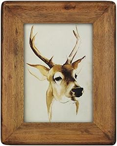 (13cm x 18cm) - icheesday 13cm x 18cm Wooden Rustic Wall Picture Frame,18cm by 13cm Vintage Countryside Table Top Photo Frames with Kickstand