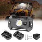 UTV LED Dome Light 12V with Switch, Rfroad Lighting Universal Roll Bar Mount LED White Light Interior Dome Light for UTV ATV Polaris RZR Can Am Car Golf Cart