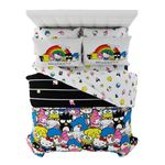 Franco Collectibles Hello Kitty & Friends Bedding 7 Piece Super Soft Comforter and Sheet Set with Sham, Full, (Official Licensed Product)