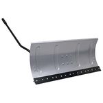 vidaXL Snow Shield for Lawnmower with Adapter Tractor Sliding Plate Snow Shovel Riding Mower for Snow Plow Driveway Sidewalk Paved Surface