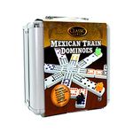 TCG Toys Mexican Train with Aluminum Case Dominos Game