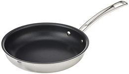 Cuisinart MultiClad Pro 8" Non-Stick Open Skillet, MCP22-20NSN, Stainless Steel