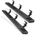 PZ 6 inch Black Aluminum Alloy Running Boards Side Step Nerf Bar Compatible with 2019-2023 Dodge Ram 1500 New Body Crew Cab(2019-2023 Ram Classic 2019-2022 Ram 2500 3500 Excluded)