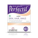 Perfectil 30 Tablets, Triple Action Formula Enriched With Biotin, Grape Seed Extract, For Healthy Skin, Hair, And Nails | Gluten Free Vegetarian Tablets(Pack Of 1)