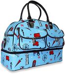 Ever Moda Blue London Duffle Bag 17