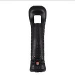 Motion Plus Adapter for Wii, Motion Plus Sensor Adapter for Wii Remote Controller Soft Silicon Case Cover Black White Black