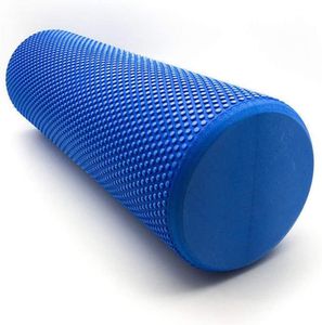 FimeLiving Essential Muscle Yoga Foam Roller, High-Density Foam Roller for Exercise, Deep Tissue Muscle Massage, Muscle Recovery, Physical Therapy, Yoga, Pilates (90x15cm) (Blue), 1.0 count