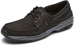 Dunham Men's Captain Boat Shoe, Black, 11 XX-Wide