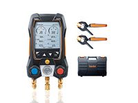 Testo 550s Smart Digital Manifold Kit with Wireless Temperature Probes, -14 to 870 psi