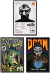 Mf Doom Rap Poster A Set of 3 Madvi